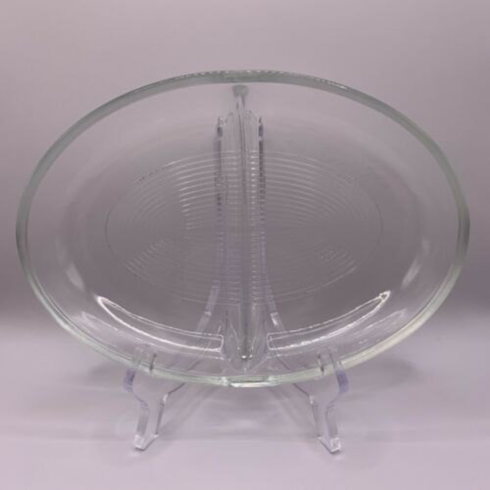 Vintage Glasbake 558 Divided Glass Baking Dish Made in USA